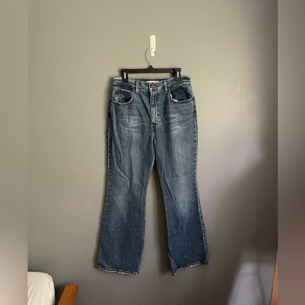 Levi’s 70s High Flare Distressed Jeans Womens Size 31